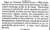 “Sale of Powers’ Greek Slave,” *New York Daily Times*, June 24, 1857, 8.