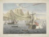 Gerard van der Gucht after Samuel Scott, *The Cape of Good Hope*, 1736, colored line engraving