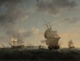 Charles Brooking, *Shipping in the English Channel*, ca. 1755, oil on canvas