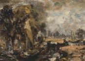 John Constable, *Dedham Lock*