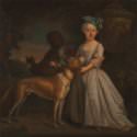 B. Dandridge, *A Young Girl with a Dog and a Page*