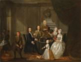 G. Hamilton, Group portrait, probably of the Raikes family