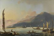 William Hodges, *A View of Matavai Bay in the Island of Otaheite* [Tahiti]