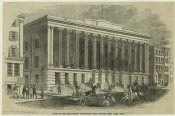 “View of the Merchants’ Exchange, Wall Street, New York City,” *Gleason’s Pictorial*, December 11, 1852, 369. Wood engraving. Art and Picture Collection, New York Public Library, New York.
