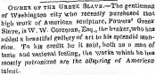 “Owner of the Greek Slave,” *Baltimore Sun*, March 5, 1851, 1.
