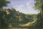 G. Dughet, View of Tivoli with Rome in the Distance