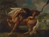 George Stubbs, *A Lion Attacking a Horse*