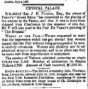 “Crystal Palace,” *New York Daily Tribune*, July 30, 1853, 7.
