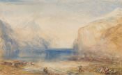 Joseph Mallord William Turner, Fluelen: Morning (Looking towards the Lake)