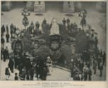 Mourning ceremony marking Queen Victoria’s death, August 1901.