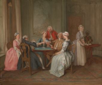 H-F. Gravelot, A Game of Quadrille