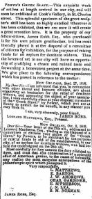 “Power’s Greek Slave,” *Daily Picayune* (New Orleans), November 14, 1848, 6.